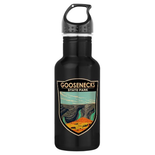 Goosenecks State Park Utah Vintage  Stainless Steel Water Bottle