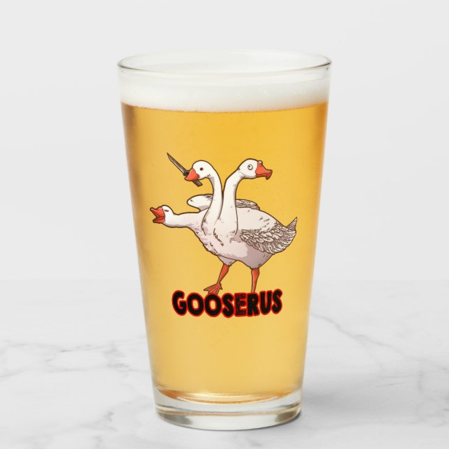 Gooserus Beer Glass (Front Filled)