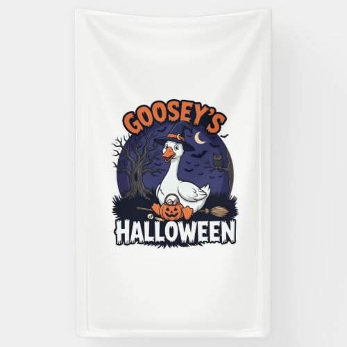 Gooseys Halloween Goose Witch Hat Pumpkin_1 Banner