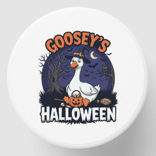 Gooseys Halloween Goose Witch Hat Pumpkin_1 Mini Candle Favors
