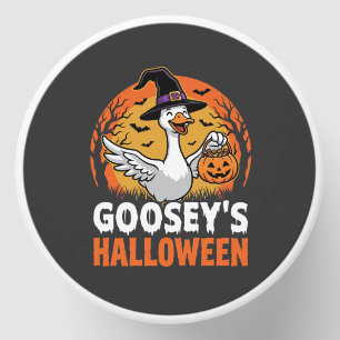 Gooseys Halloween Witch Goose Retro Cartoon Design Mini Candle Favors