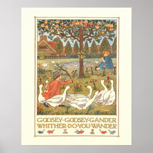 "Goosie Goosie Gander" Poster (Front)
