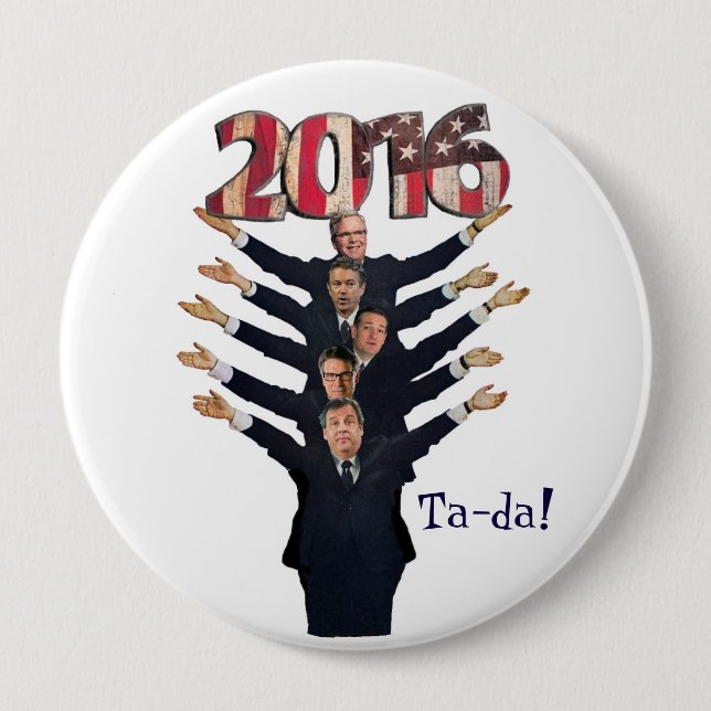 GOP 2016 Candidates for President Pinback Button (Front)
