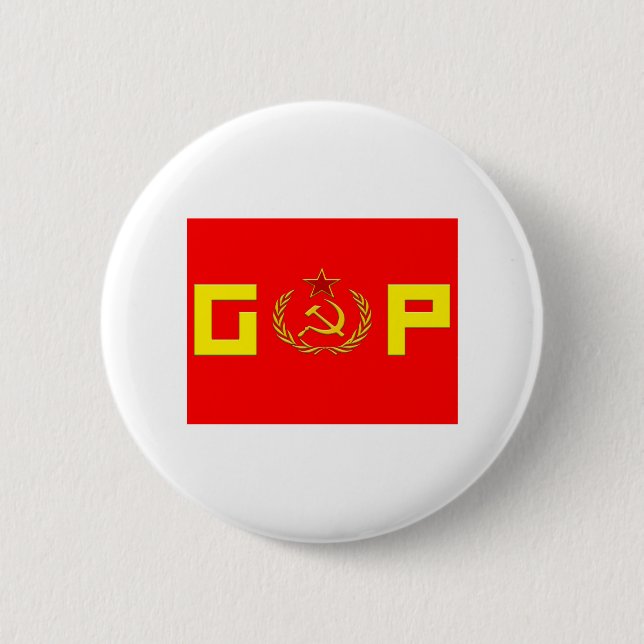 GOP Communist Button (Front)