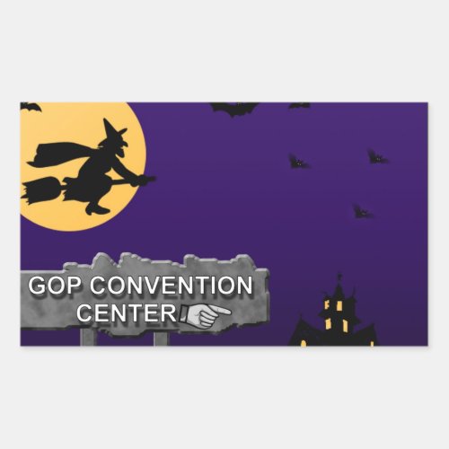 GOP Convention Center Rectangular Sticker