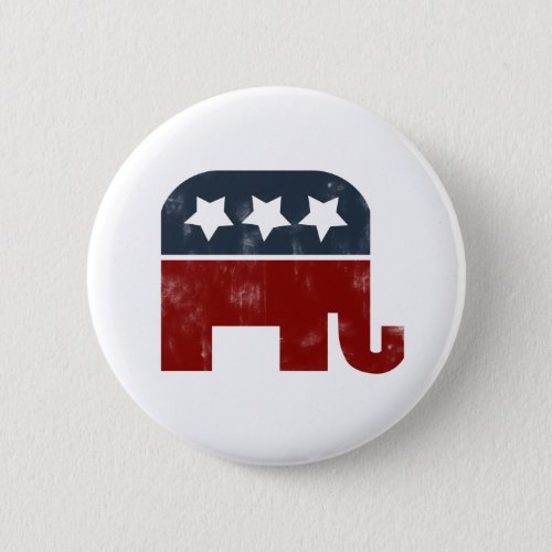 GOP elephant logo Pinback Button