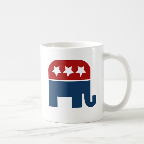 GOP elephant Logo republican design Coffee Mug