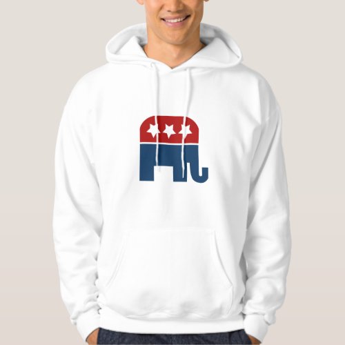 GOP elephant Logo republican design Hoodie
