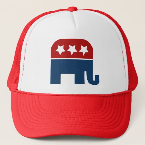 GOP elephant Logo republican design Trucker Hat