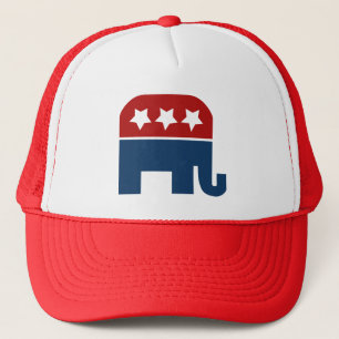 GOP elephant Logo republican design Trucker Hat