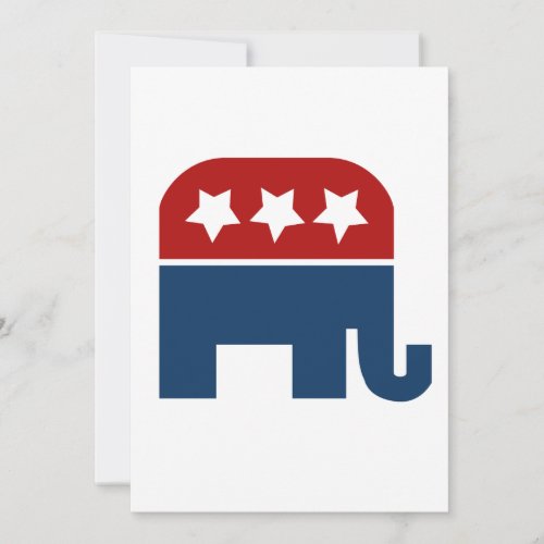 GOP elephant Logo republican  Invitation
