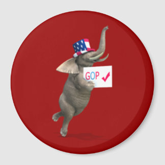 GOP Elephant Magnet