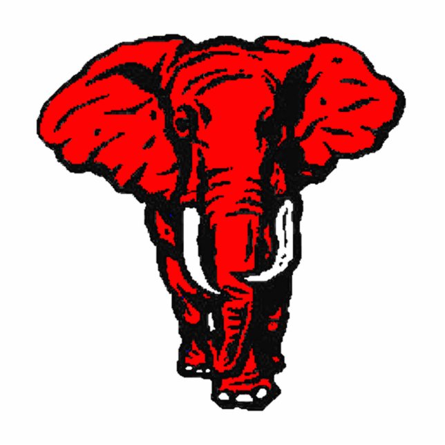 GOP Elephant Photo Sculpture (Front)