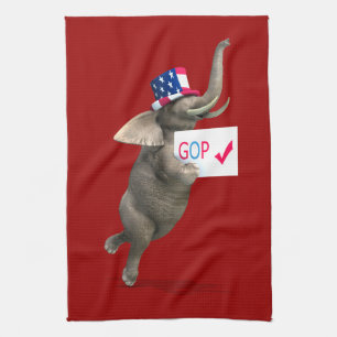 GOP Elephant Towel