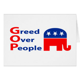 GOP - Greed Over People Cards