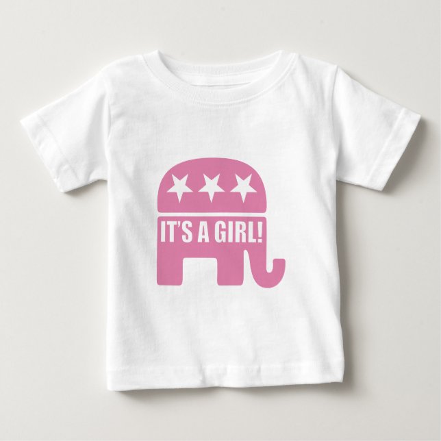 GOP "It's A Girl" Toddler T-shirts (Front)