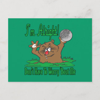 Gopher and the Golfball Postcard