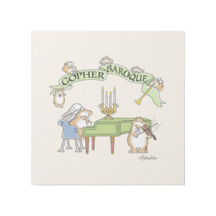 GOPHER BAROQUE by Sandra Boynton Gallery Wrap