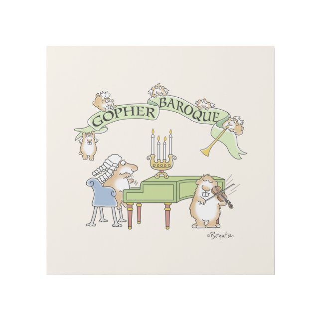 GOPHER BAROQUE by Sandra Boynton Gallery Wrap (Front)