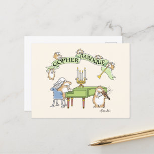 GOPHER BAROQUE by Sandra Boynton Postcard