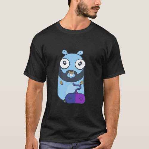 Gopher gamer Golang T_Shirt