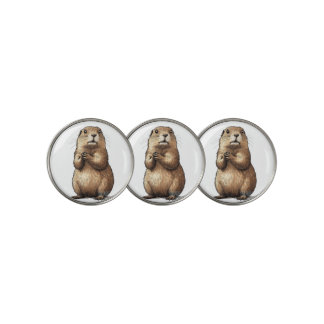 GOPHER GOLF BALL MARKERS--Set of Three Marker