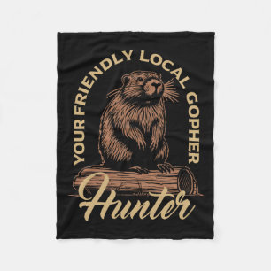 Gopher Hunter Gear Equipment Essentials Gopher Sla Fleece Blanket