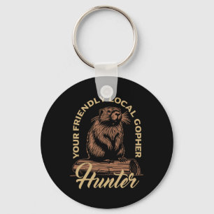 Gopher Hunter Gear Equipment Essentials Gopher Sla Keychain