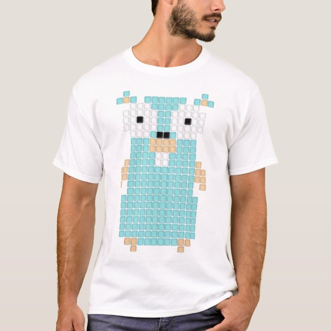 Gopher pixels T-Shirt (Front)