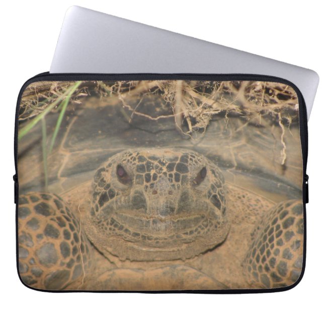 Gopher Tortoise in Natural Habitat Laptop Sleeve (Front)