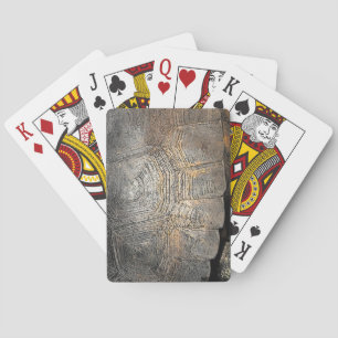 Gopher Tortoise Shell Design Poker Cards
