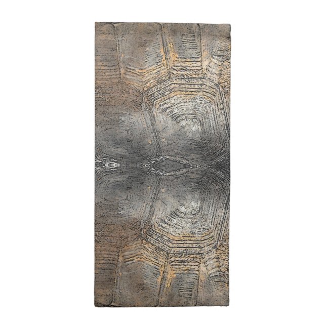 Gopher Tortoise Shell Pattern Napkin (Half Fold)