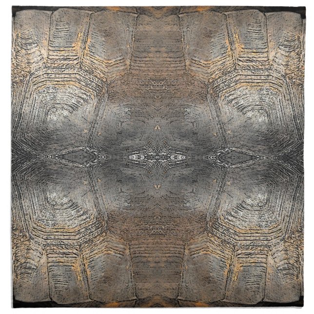 Gopher Tortoise Shell Pattern Napkin (Front)