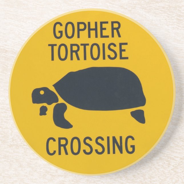 gophercrossing2 drink coaster (Front)