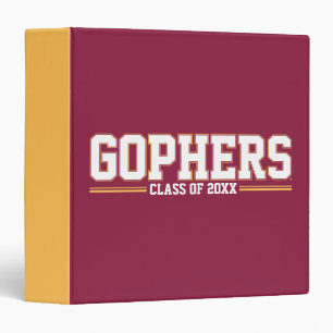 Gophers with Class Year 3 Ring Binder