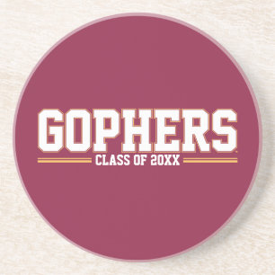 Gophers with Class Year Coaster