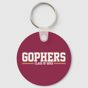 Gophers with Class Year Keychain