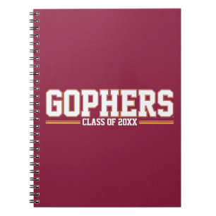 Gophers with Class Year Notebook