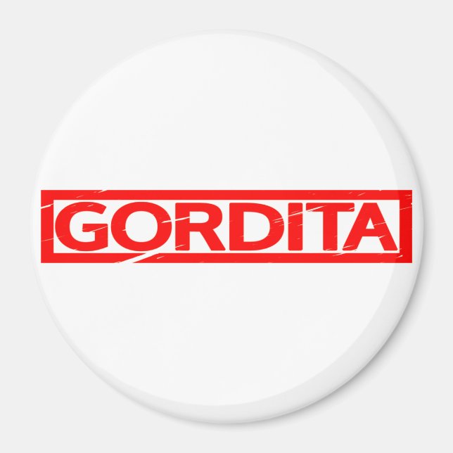 Gordita Stamp Magnet (Front)