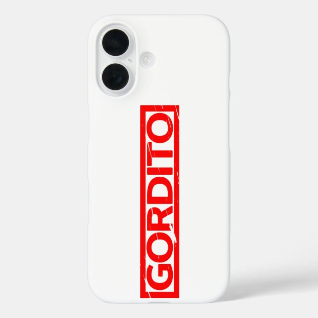 Gordito Stamp Case-Mate iPhone Case (Back)