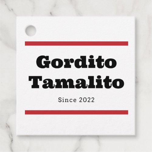 Gordito Tamalito Bag Tags