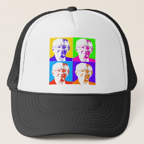 Gordon B Hinkley Pop Art Trucker Hat