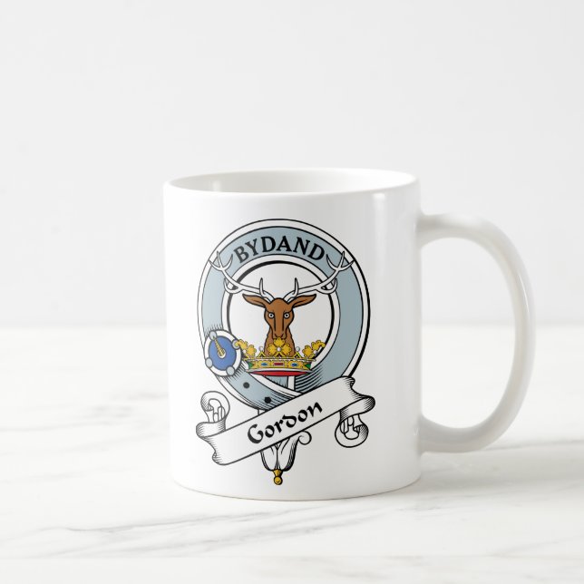 Gordon Clan Badge Coffee Mug (Right)