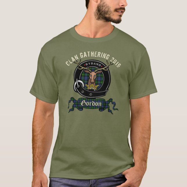 Gordon Clan Badge Personalized T-Shirt (Front)