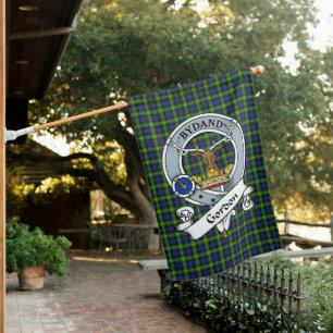 Gordon Clan Badge Tartan Flag Scottish