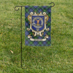 Gordon Clan Badge & Tartan Personalized Garden Flag