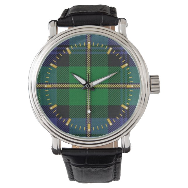 Gordon Clan Tartan Watch (Front)
