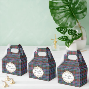 Gordon Dress Ancient Scottish Tartan Favor Boxes