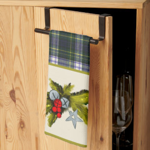 Gordon Dress Modern Original Tartan Christmas Kitchen Towel