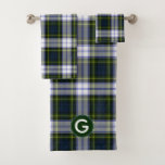 Gordon Dress Tartan Monogrammed Bath Towel Set